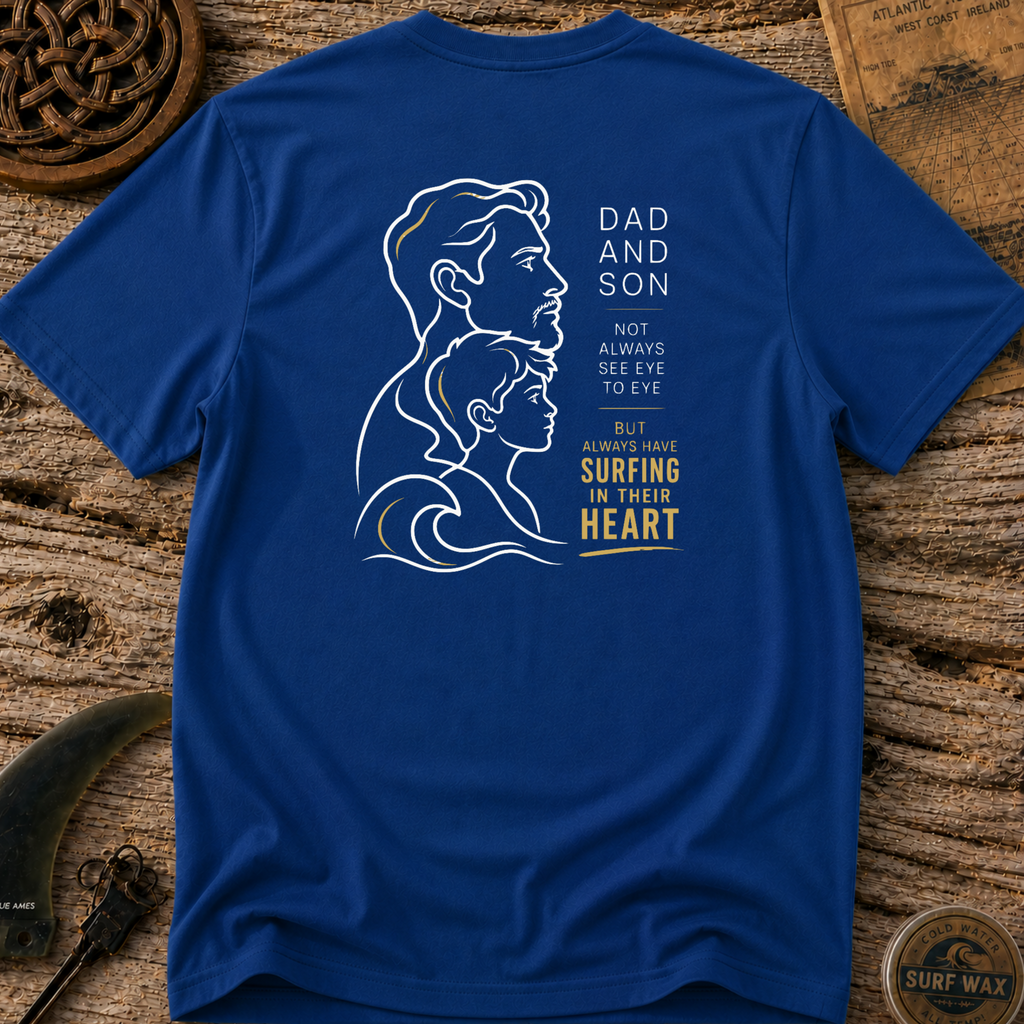Dad and Son Surfing Pals T-shirt