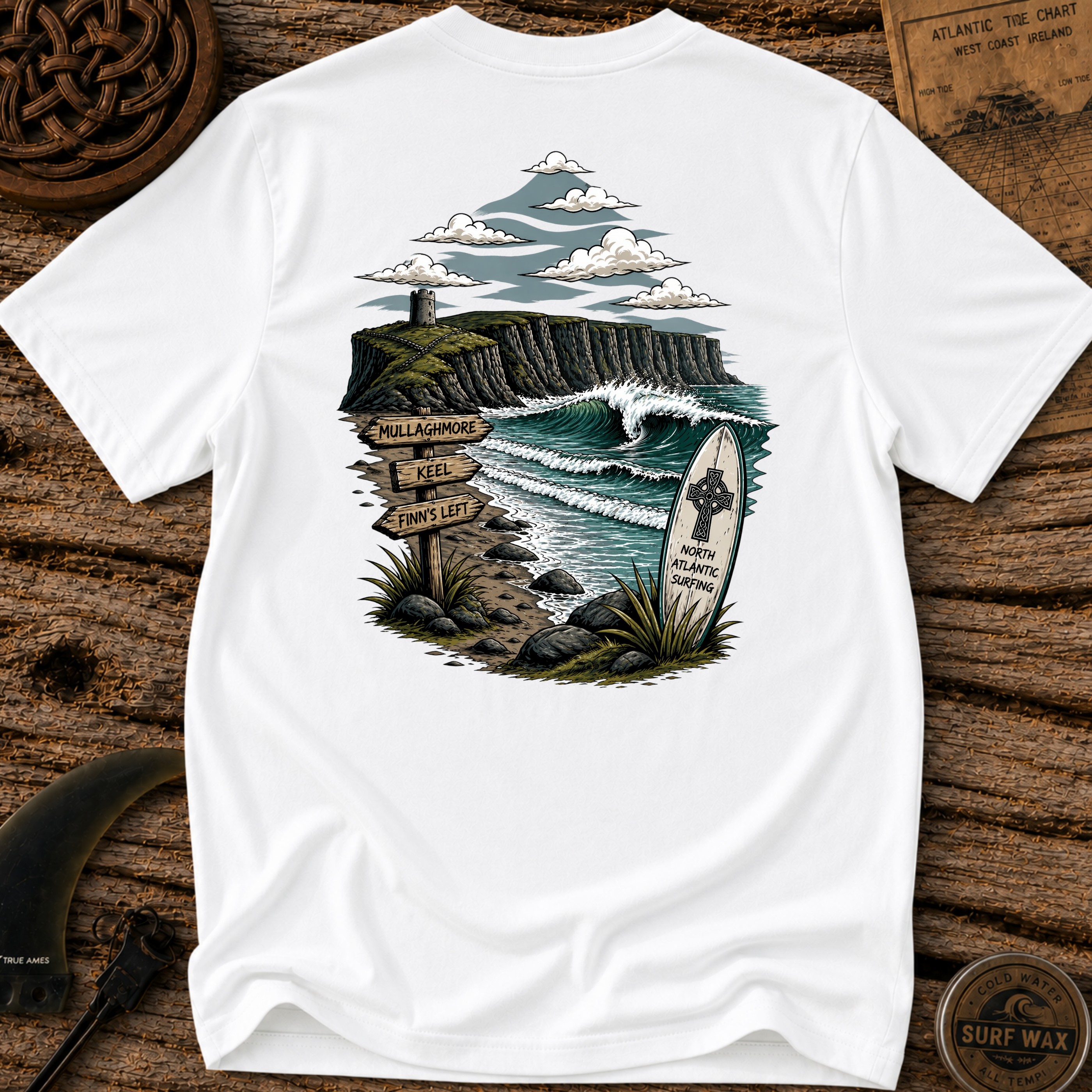 Irish Surf Signs T-shirt