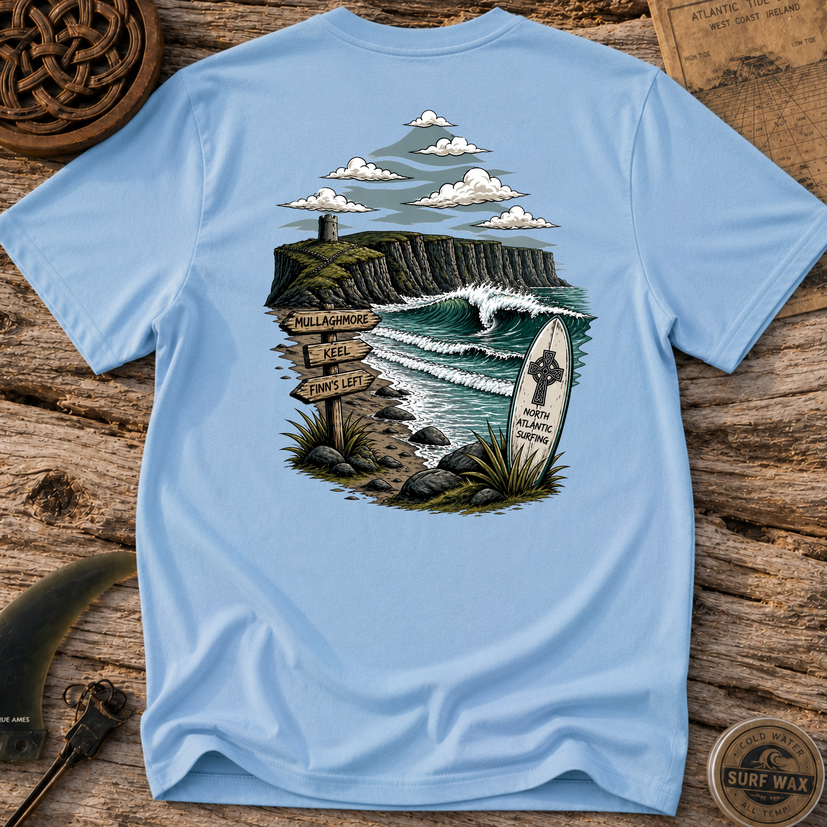 Irish Surf Signs T-shirt