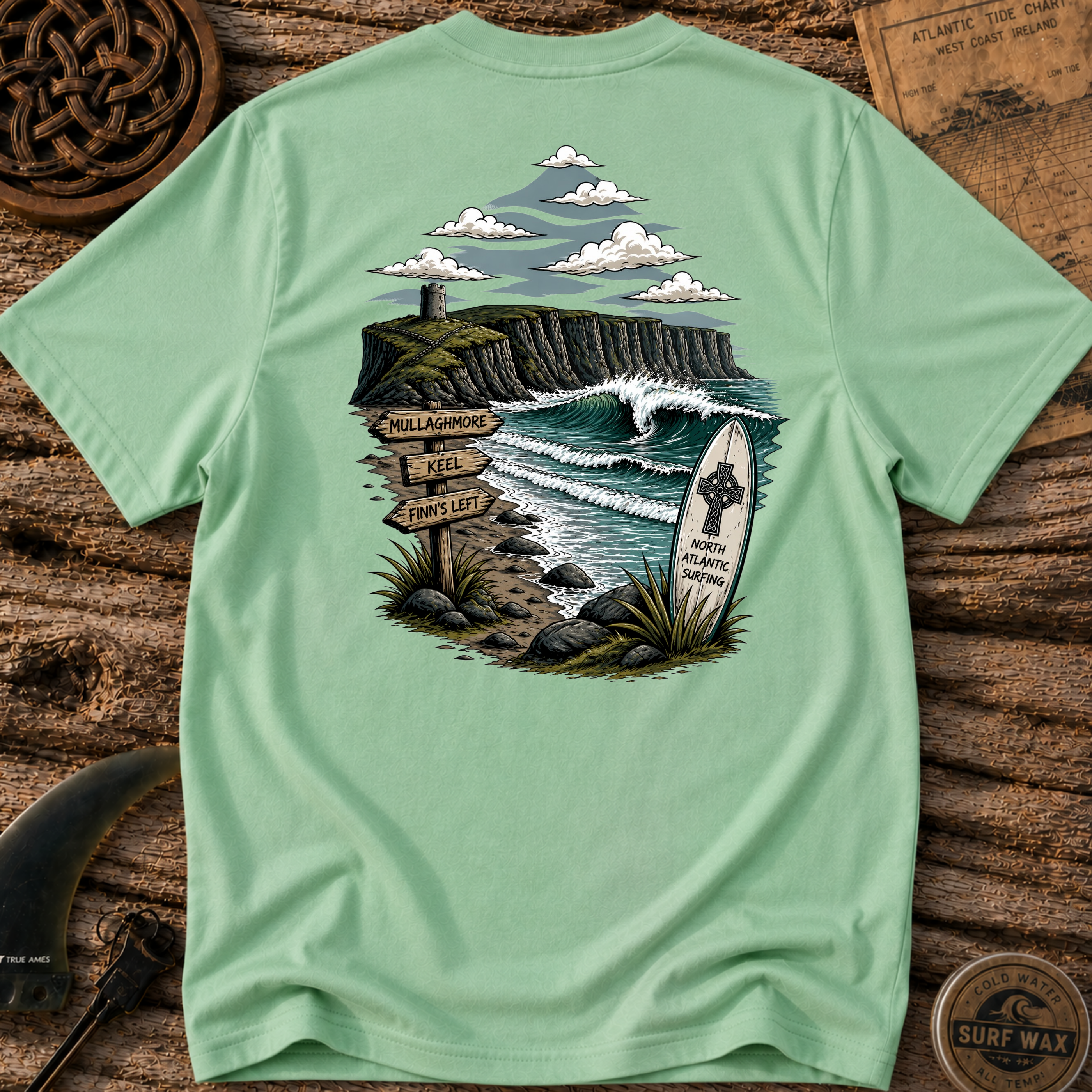 Irish Surf Signs T-shirt