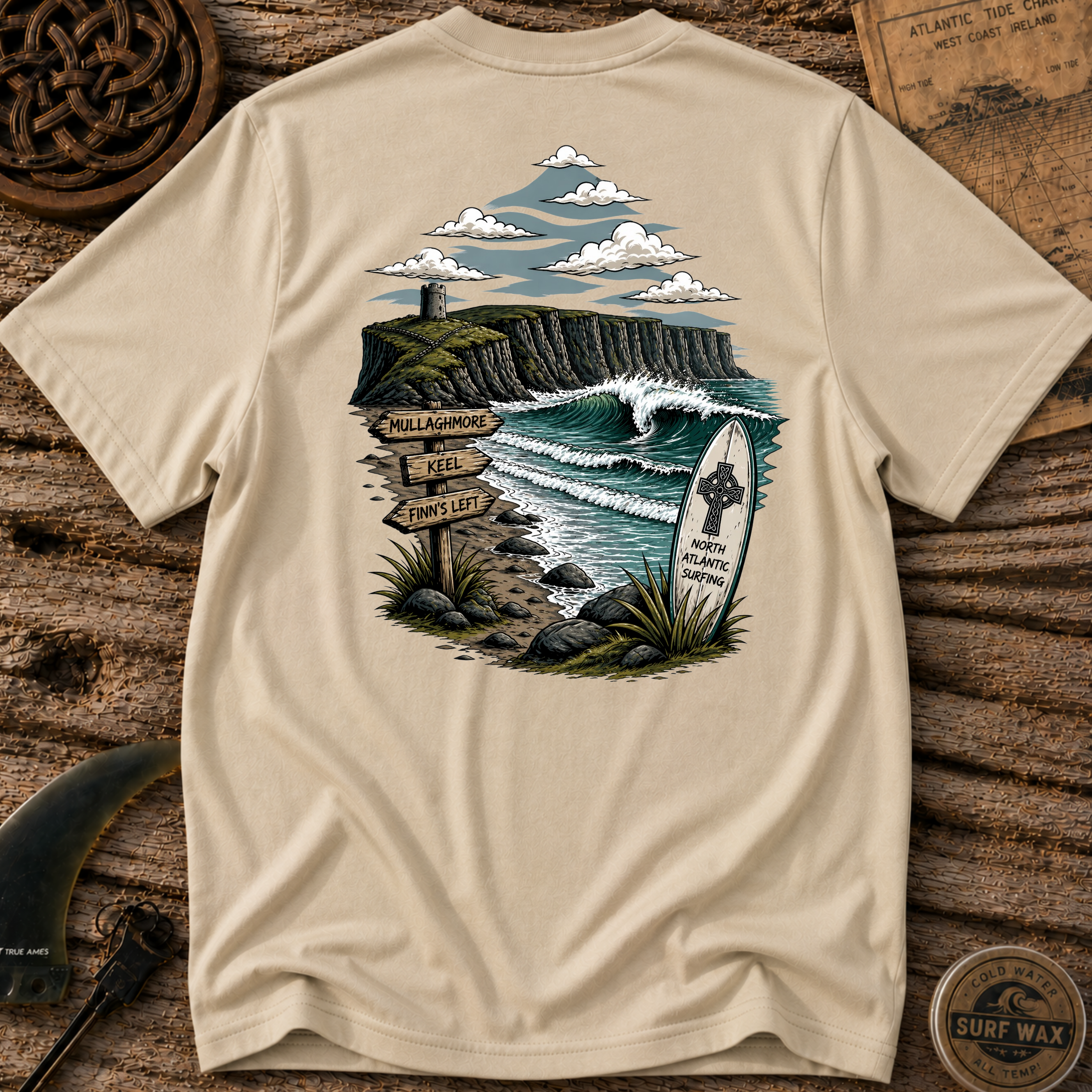 Irish Surf Signs T-shirt