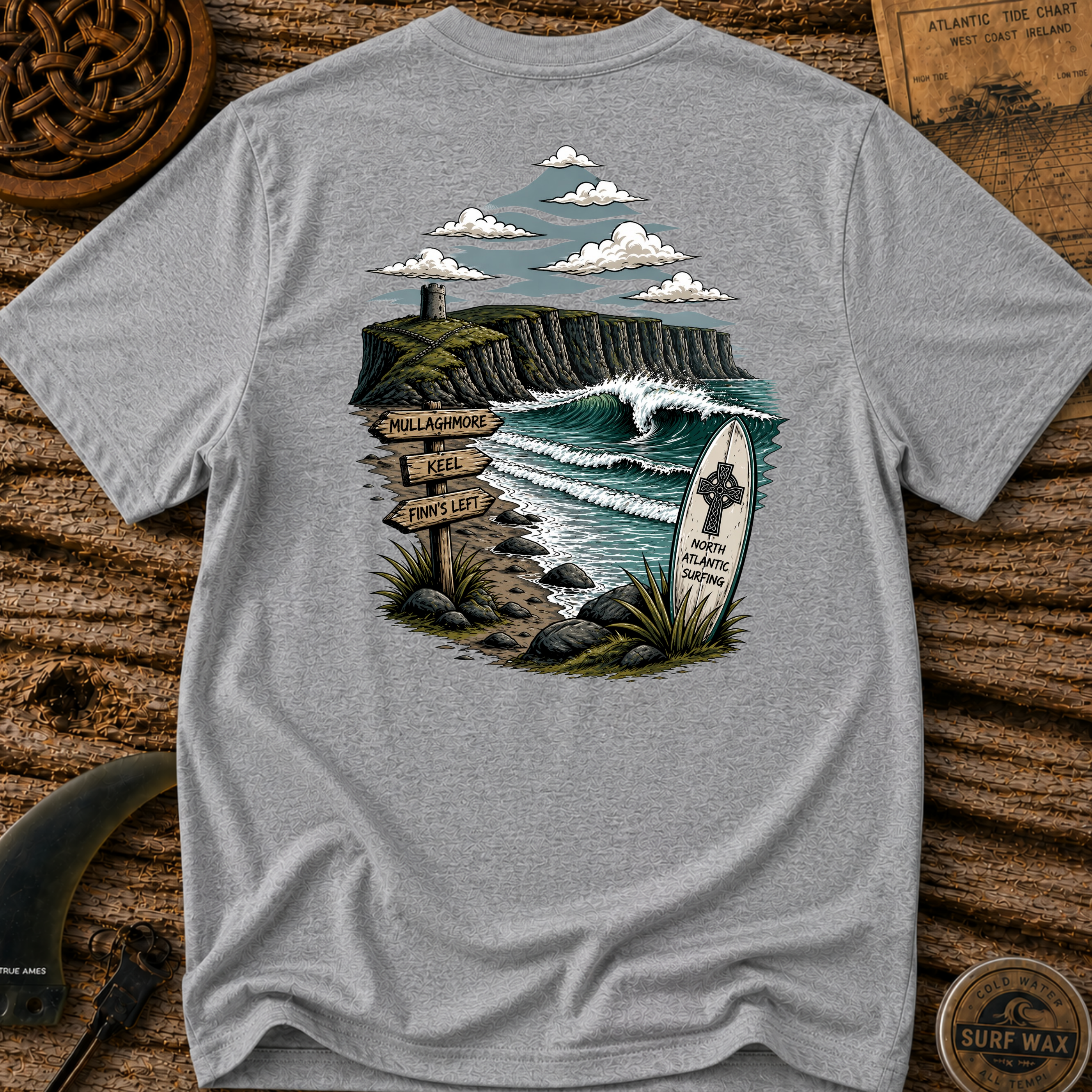 Irish Surf Signs T-shirt