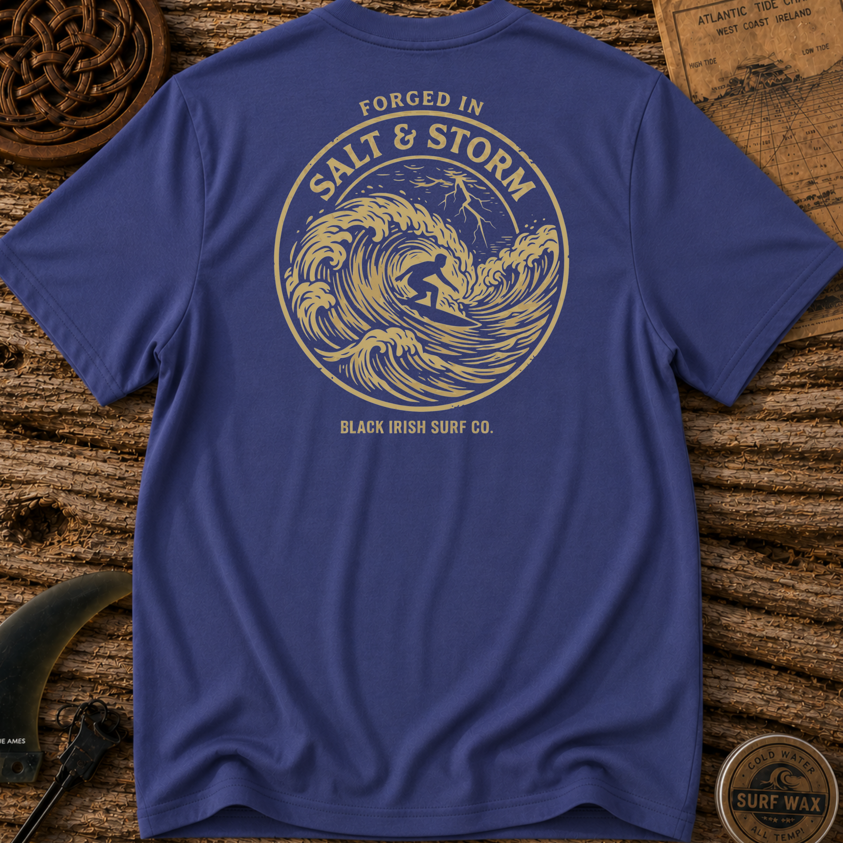 Forged In Salt and Storm Surfing T-shirt