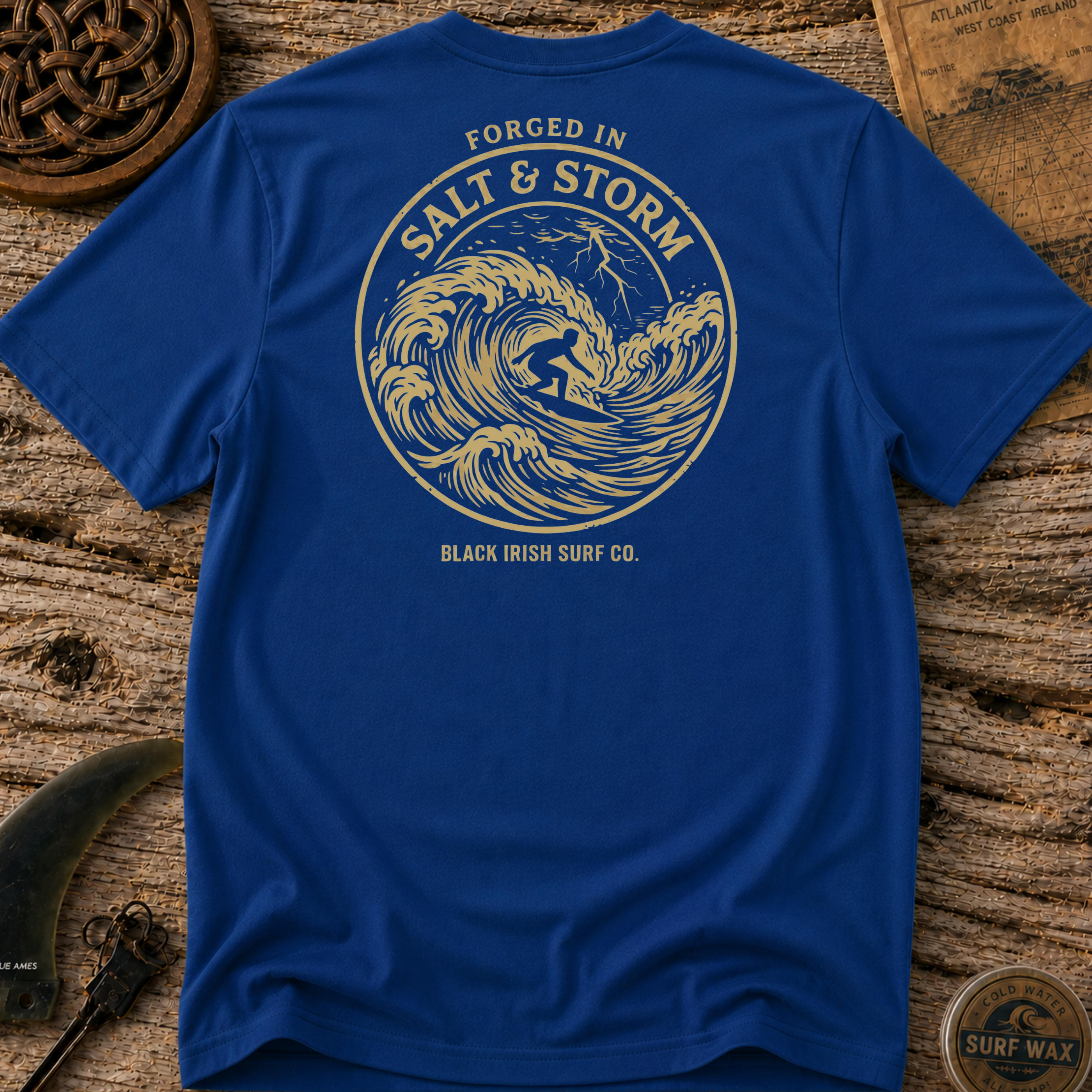 Forged In Salt and Storm Surfing T-shirt