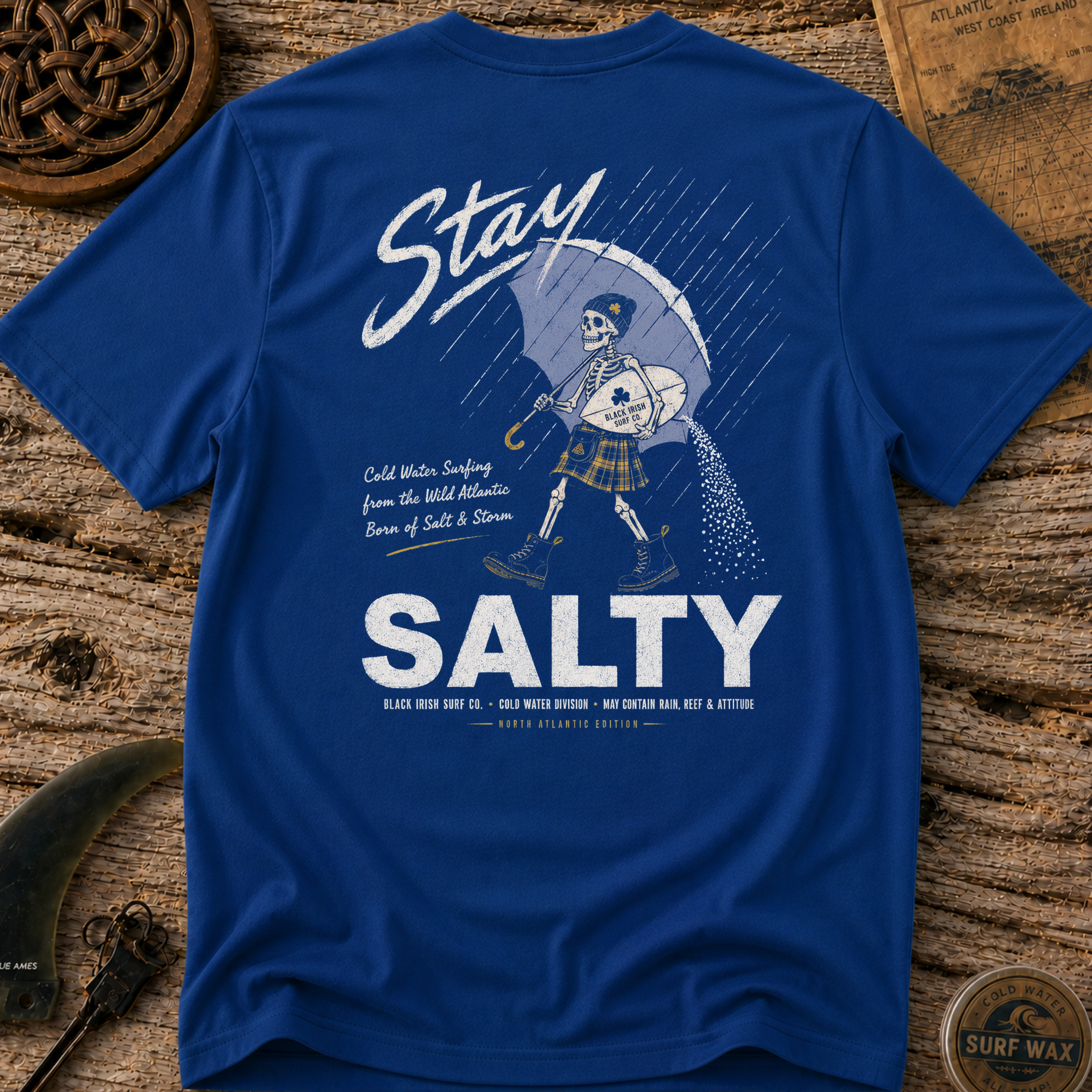 Stay Black Irish Salty T-shirt