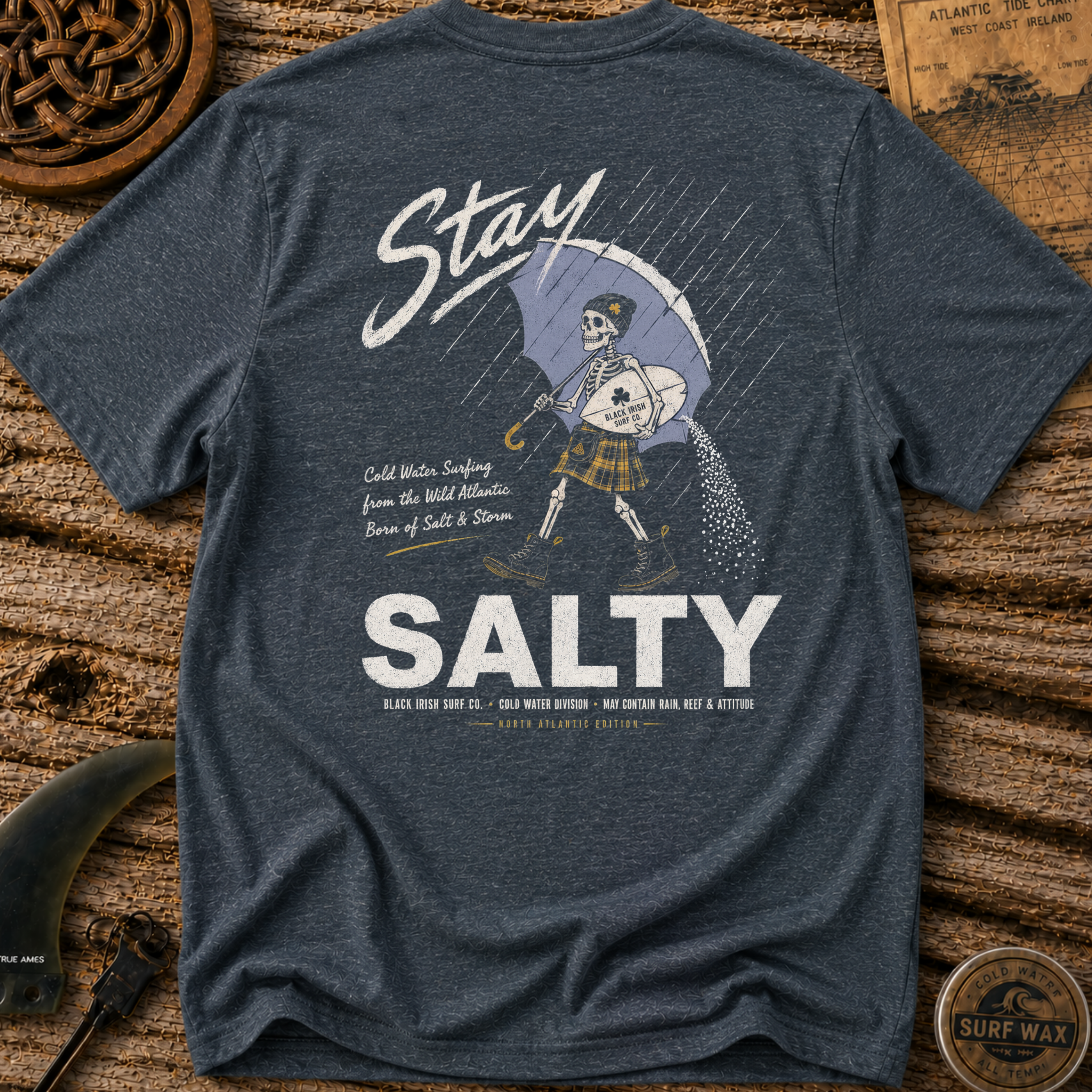 Stay Black Irish Salty T-shirt