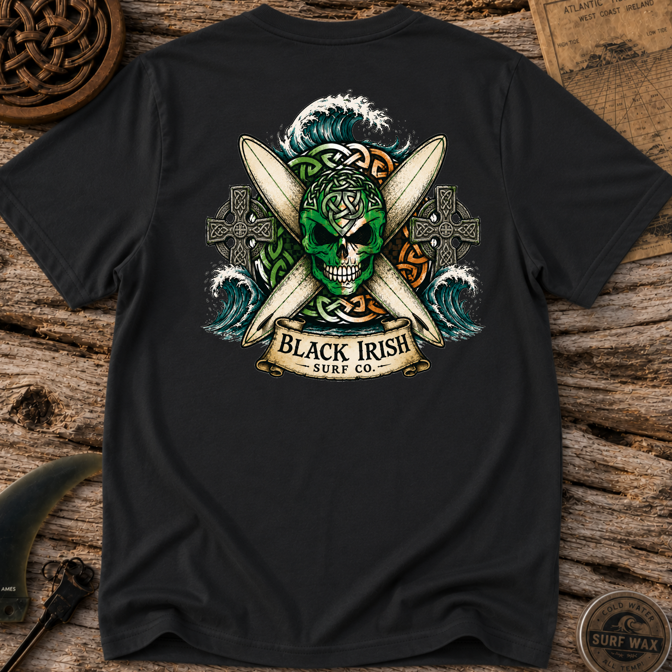 Celtic Surfer Warrior T-shirt