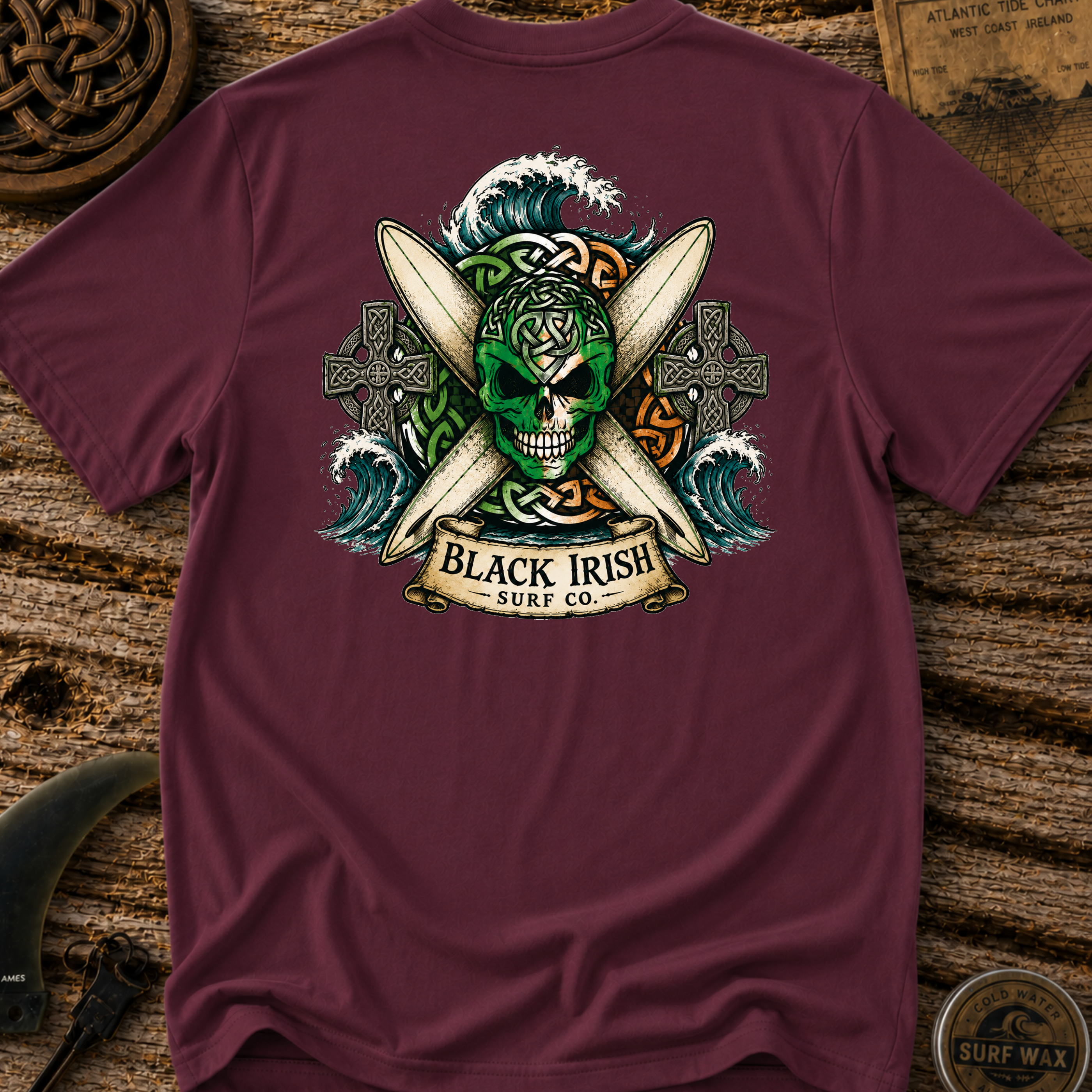 Celtic Surfer Warrior T-shirt