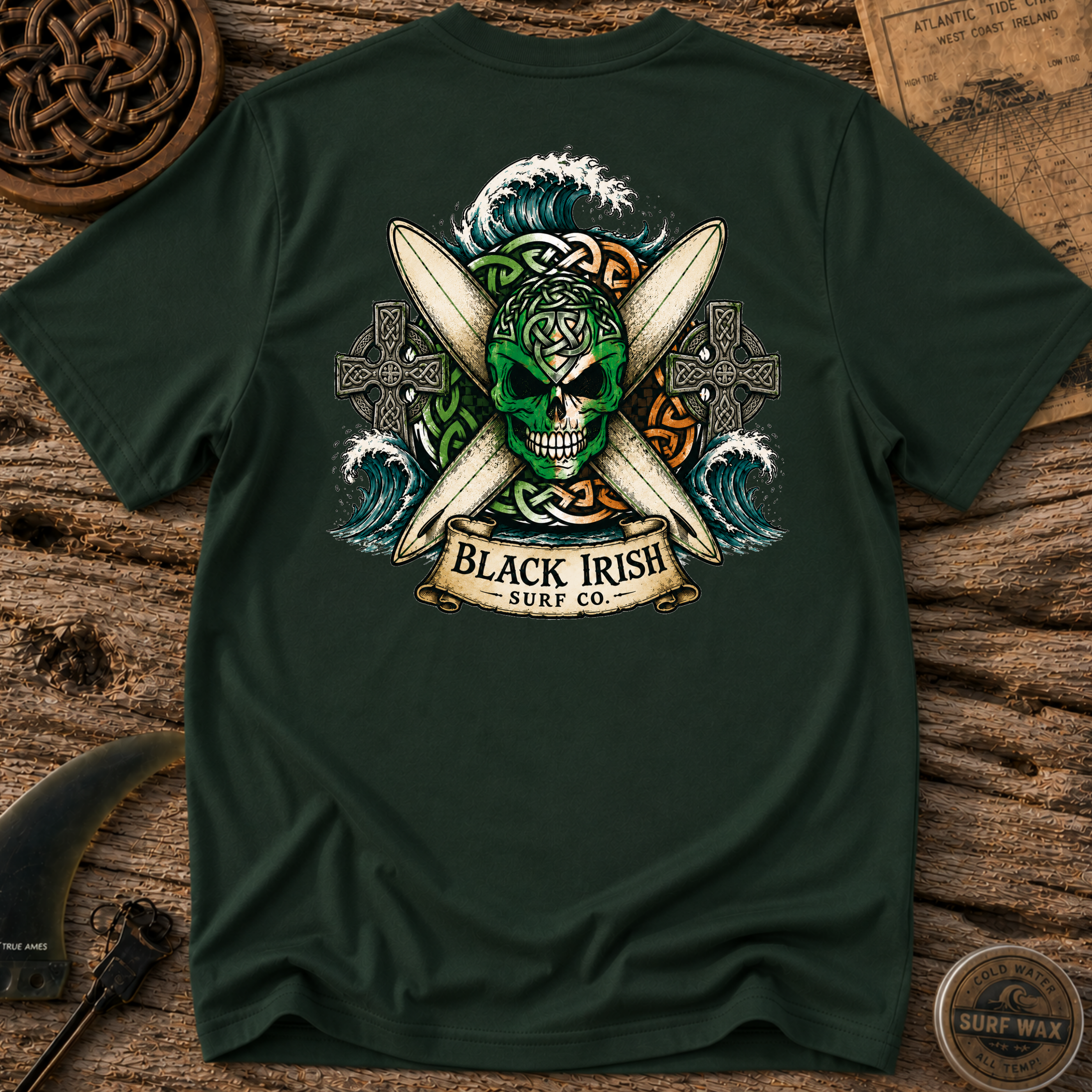 Celtic Surfer Warrior T-shirt