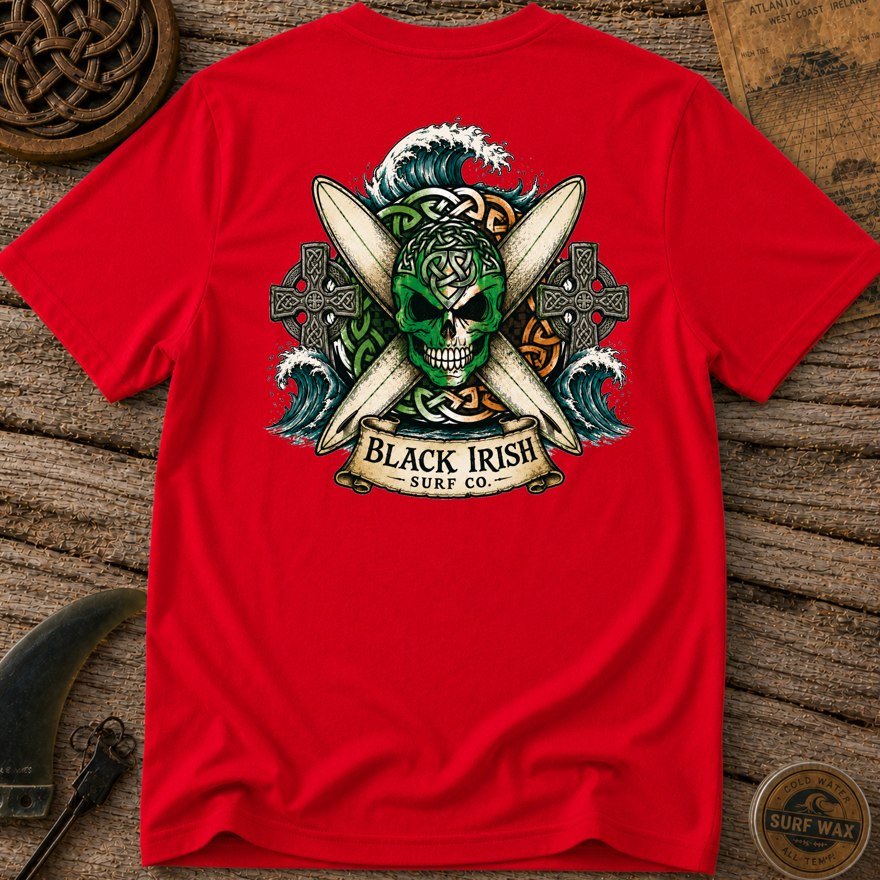 Celtic Surfer Warrior T-shirt