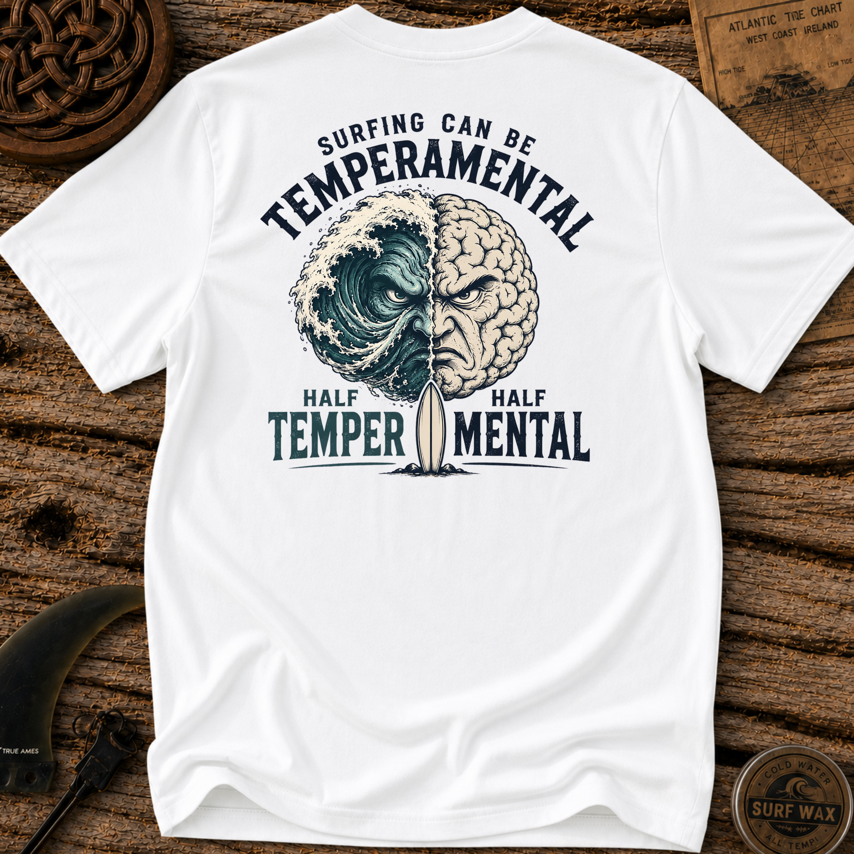 Surfing Can Be Temperamental T-shirt