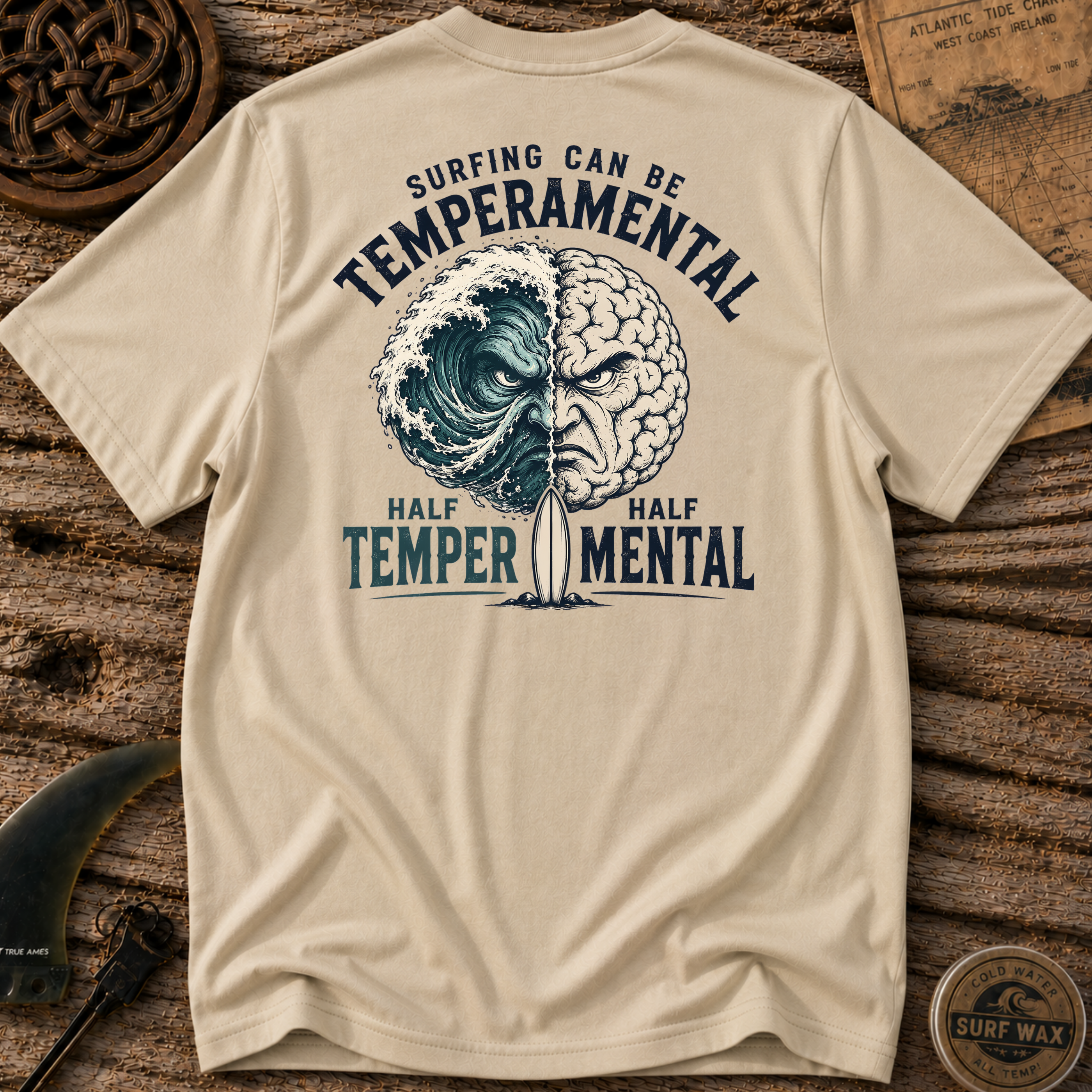 Surfing Can Be Temperamental T-shirt