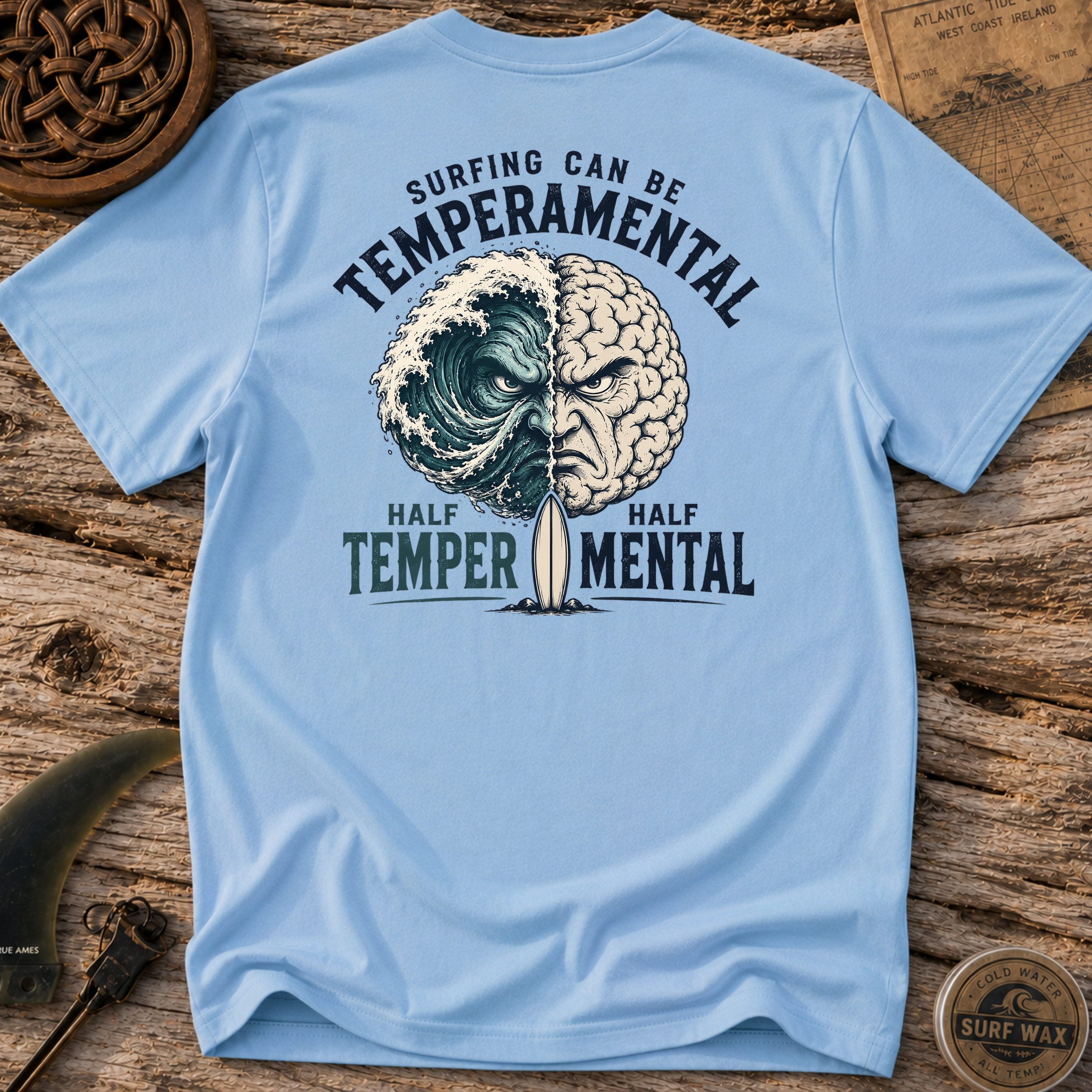 Surfing Can Be Temperamental T-shirt