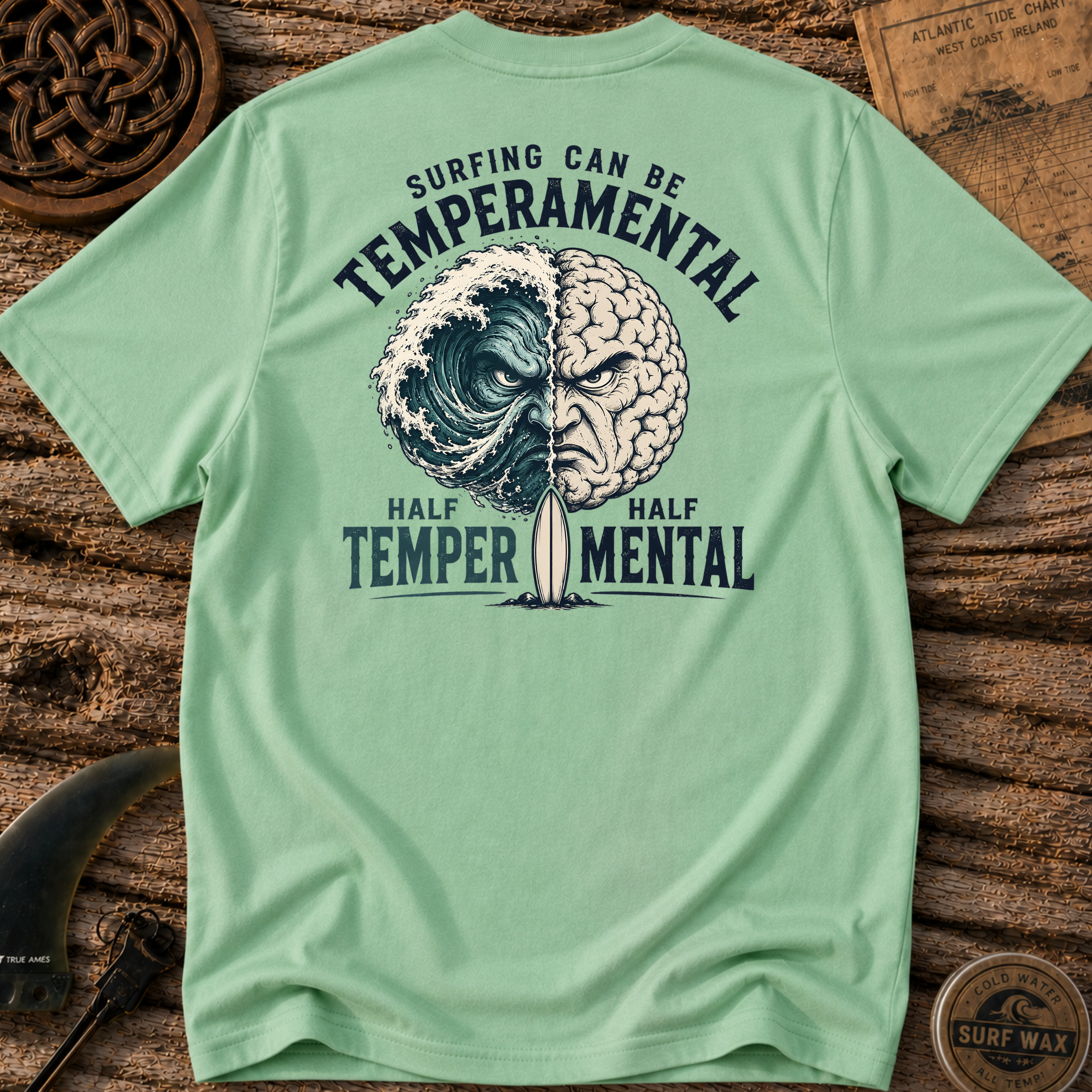 Surfing Can Be Temperamental T-shirt