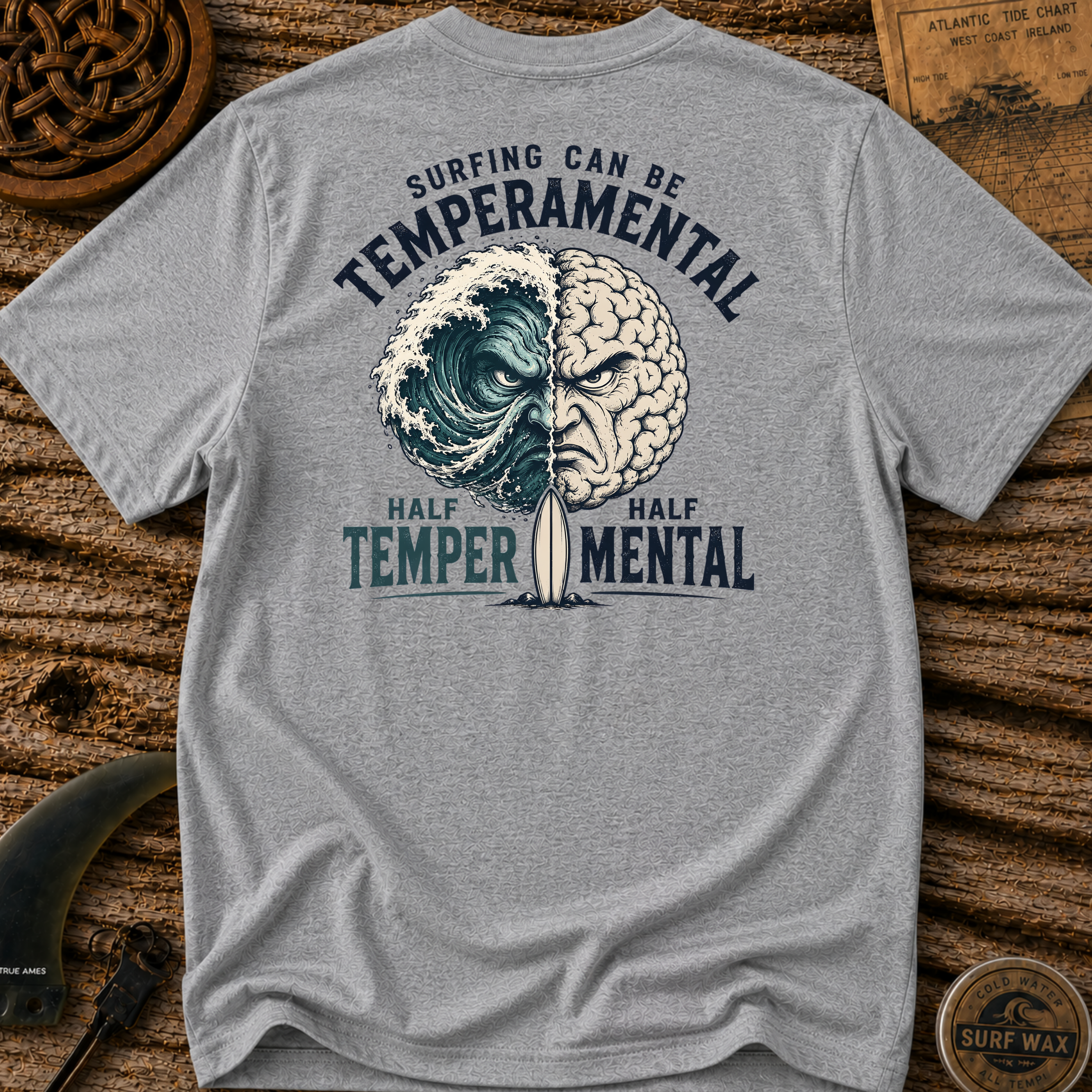 Surfing Can Be Temperamental T-shirt