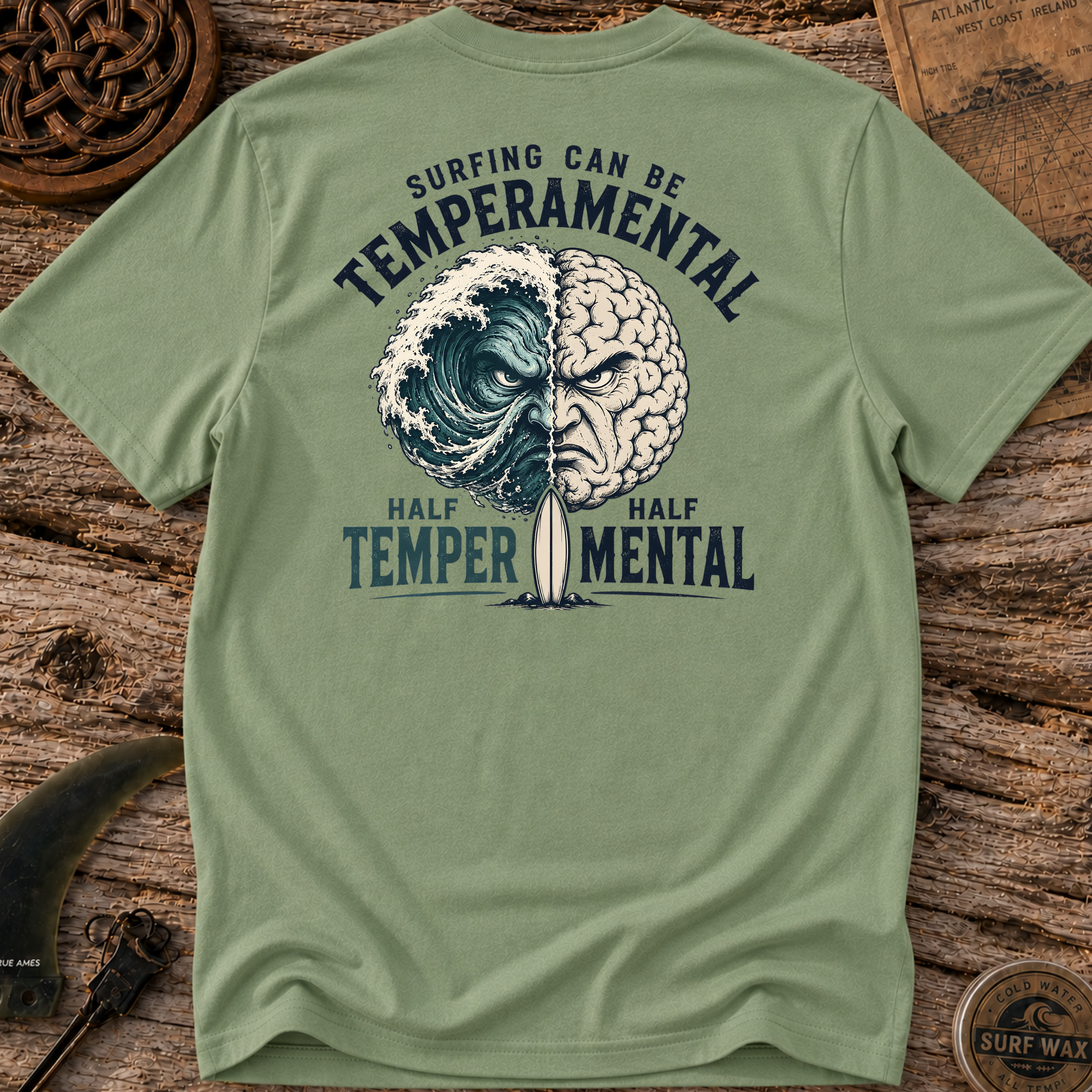 Surfing Can Be Temperamental T-shirt