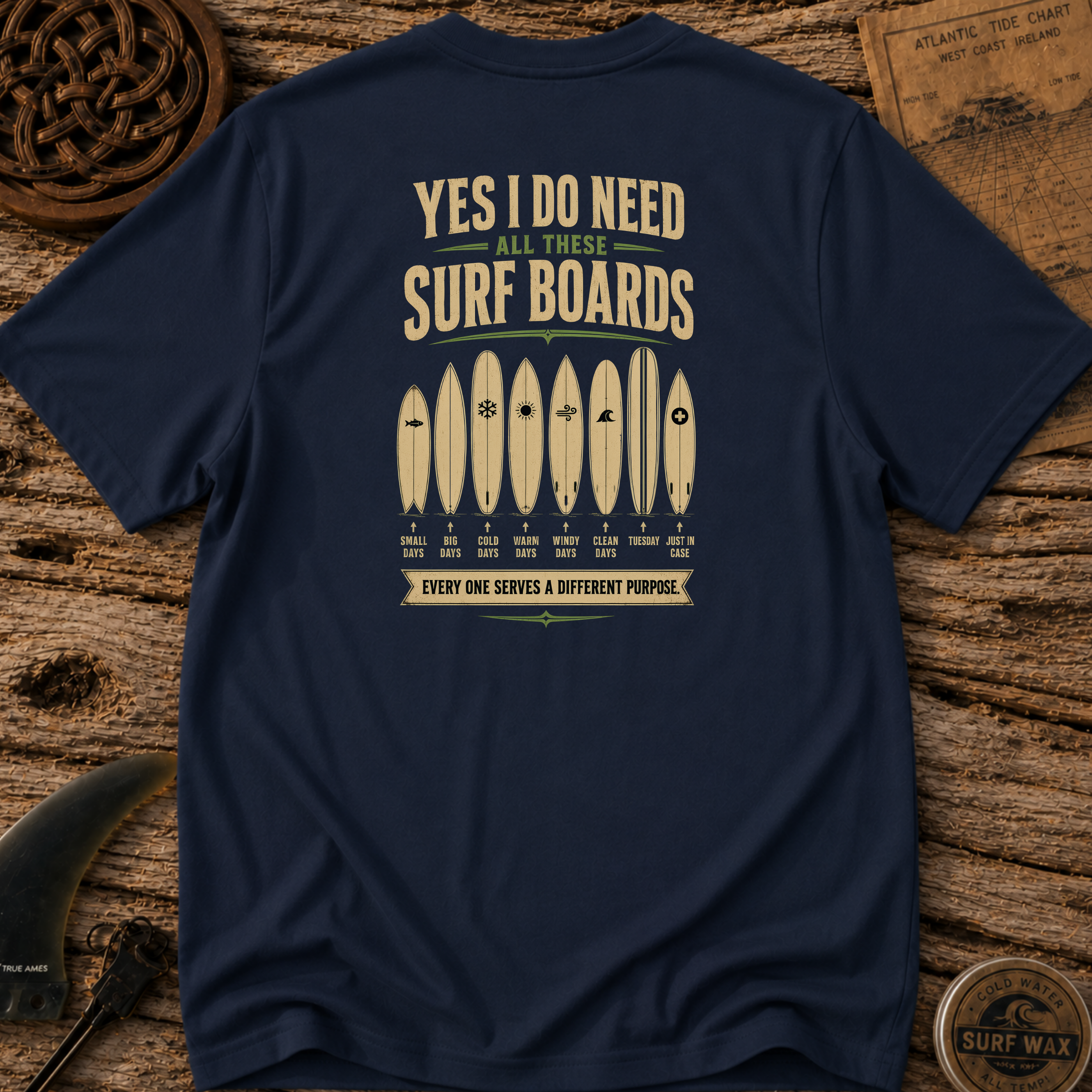 Yes I Do Need All These Surfboards T-shirt