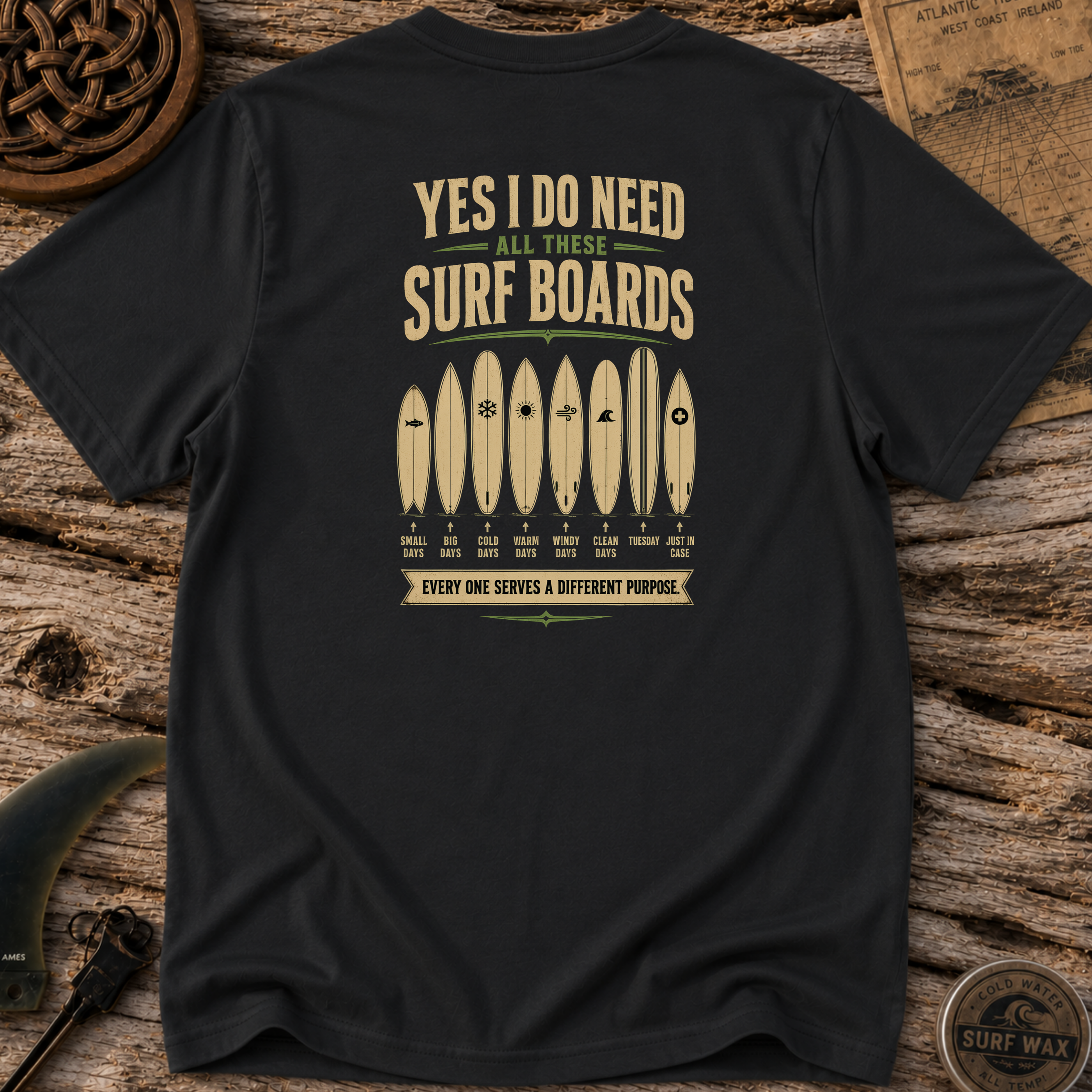 Yes I Do Need All These Surfboards T-shirt