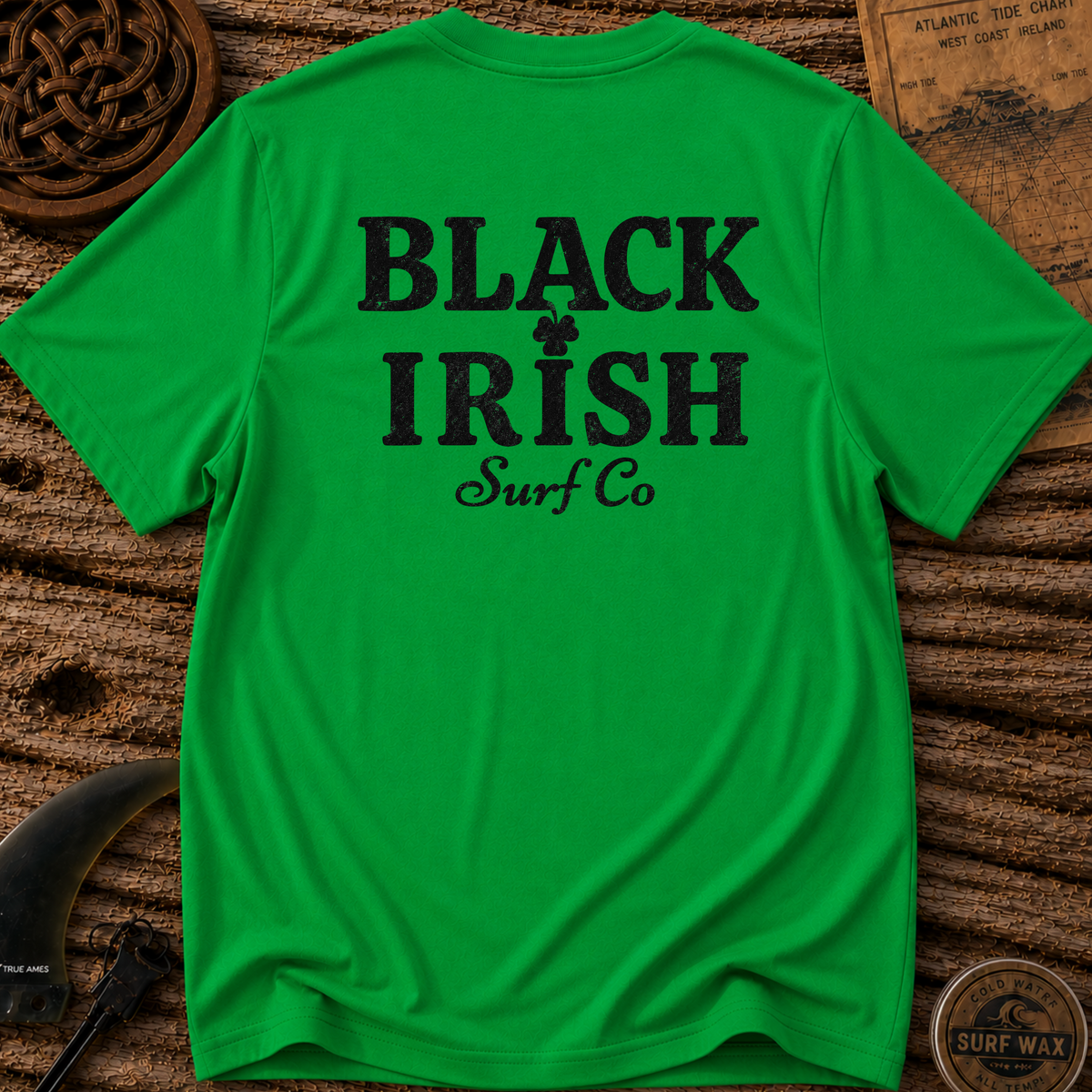 Black Irish Surf T-shirt