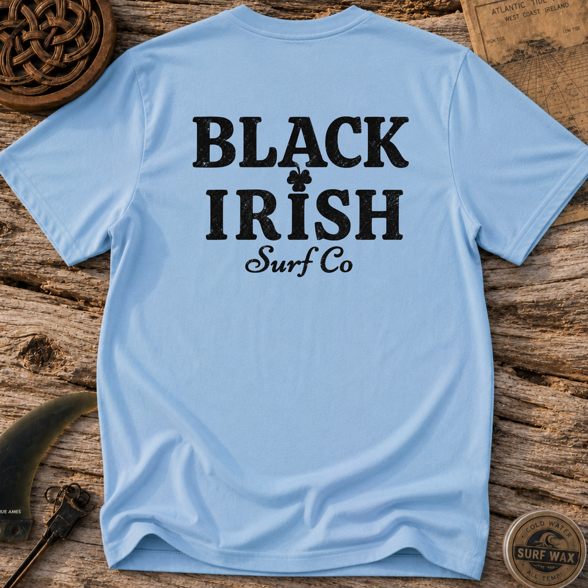 Black Irish Surf T-shirt