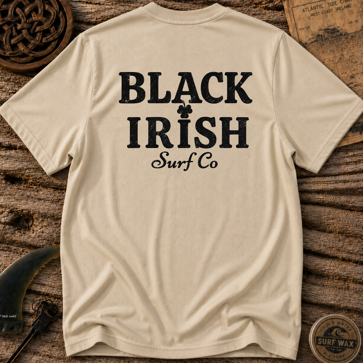 Black Irish Surf T-shirt