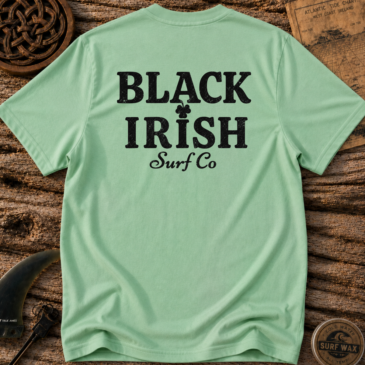 Black Irish Surf T-shirt