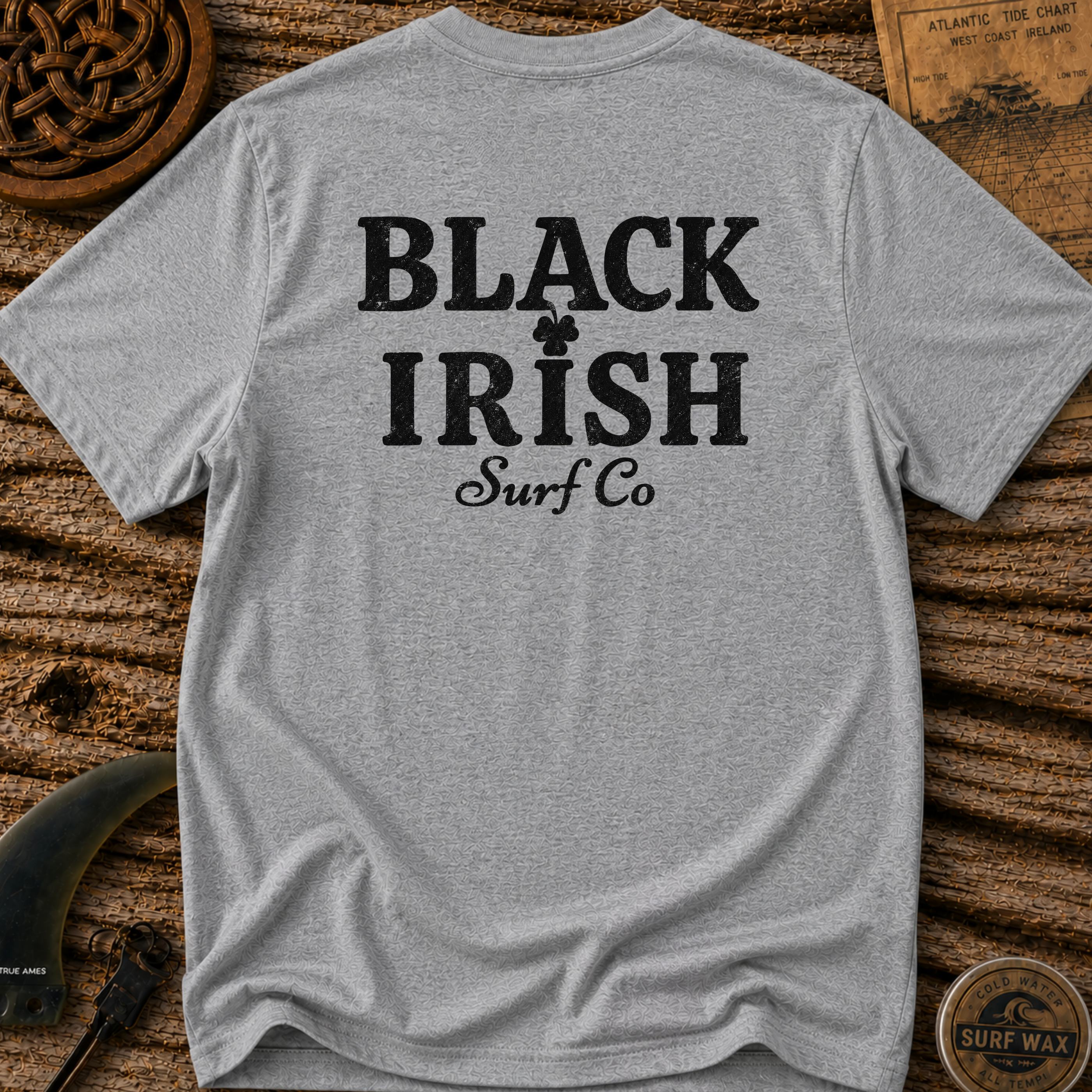 Black Irish Surf T-shirt
